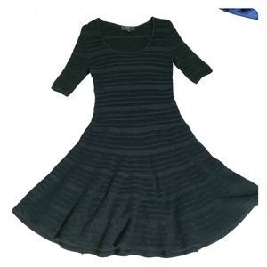 Black Midi Sweater Dress